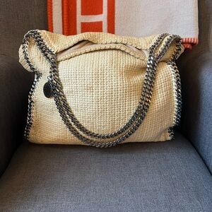 Stella McCartney Raffia Falabella Tote